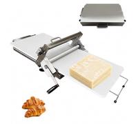 Commercial and Home Dough Sheeter, Manual Croissant Dough Laminator with Adjustable Thickness Control, Folding Pastry Roller for Bakery Applications(Commercial Bakery)