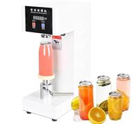 Commercial Automatic Can Sealer Machine, Can Seamer, Can Seaming Closing Capping Machine, Cup Sealing Machine, 2.2" Can Dia. for Sealing Plastic/Glass/Tin Bottles,White