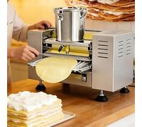 Commercial Automatic Egg Roll Skin Maker, High Output 200-300 Crepes Per Hour, Adjustable Thickness 0.4-1.2mm, Non-Stick Electric Griddle for Restaurants & Catering 10in