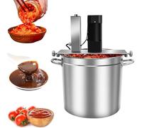 Commercial Automatic Food Mixer, Stainless Steel Jam Stirrer, Capacity With Adjustable Speed, Double-Layer Scrapers For Sauce Soup Making, Thickened Pot Design, Easy Cleaning