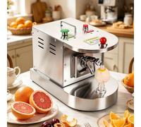 Commercial Automatic Fruit Peeler Machine for Oranges Lemons, Adjustable Stainless Steel Vegetable Skin Remover Tool, High Speed Electric Juicer Prep for Restaurant Kitchen Bar 300-500 Pcs/Hr