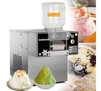 Commercial Automatic Ice Crusher - Electric Snowflake Ice Machine, Speed Adjustable - optimal for Restaurants, Supermarkets & Ice Cream Shops(120kg)