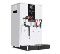 Commercial Automatic Milk Frother and Steam Boiling Water Machine, 3000W High Power, 50L/h Fast Heating, for Coffee, Milk Tea, and Dessert Preparation, with LED Display and Pressure Gauge