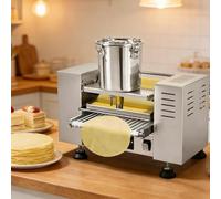 Commercial Automatic Mille-Feuille Cake Machine, Egg Skin & Pancake Maker, Efficient Motor, 0-200°C Adjustable, Uniform Heating for Dessert Bars & Catering