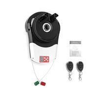 Commercial Automatic Rolling Garage Door Opener with Powerful Motor and 2 Remotes for Secure Access