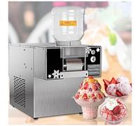 Commercial Automatic Shaved Ice Machine with Air Cooling for Restaurants, Milktea Shops, and Food Trucks