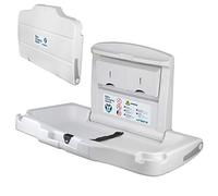 Commercial Baby Changing Table - Wall Mounted - Built in Liner Dispenser - Safety Belt