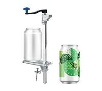 Commercial Bench Can Opener Heavy Duty Manual Stainless Steel Tool for Tall Cans with Adjustable Height Silver 48cm/18.5in