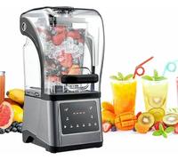 Commercial Blender for Milkshakes, Cocktails, and Iced Tea - Silent Functioning, High Power,