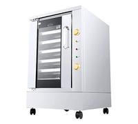 Commercial Bread Fermentation Tank, Automatic Proofing Cabinet with Wheels, Large-Capacity 6-Layer Steamer for Bread and Pizza Baking