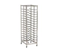 Commercial Bun Pan Bakery Rack,Bakery Rack with Casters,Stainless Steel Racking Trolley Storage,Home Kitchen Bakery Cooling,for Kitchen Restaurant Pizza Shop(15-Tier)