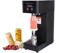 Commercial Can Sealing Machine, Soda Can Sealer Machine 3.9-7.9 inch Height Adjustable, Automatic Can Sealer Machine, Can Seamer Machine for Plastic Aluminum Cans,Black