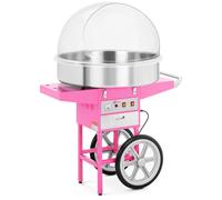 Commercial Candy Floss Machine 72 cm 1200 W Incl. Wagon - Candy Floss Machines by Royal Catering Pink