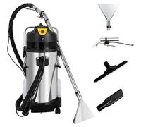 Commercial Carpet Cleaning Machine, 3-in-1 E-xtractor Vacuum & Deep Cleaning Washer for Carpets, Ideal for Car Detailing, 40L/11Gal Capacity