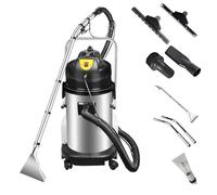 Commercial Carpet Cleaning Machine, 3-in-1 Multi-Purpose Wet Dry Carpet Cleaner Machine, Dual Water Tanks, Ideal for Hotels Offices Auto Detailing Floor Sofa Curtains Deep Cleaning(20L)