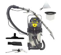 Commercial Carpet Steamer, 40L Professional Deep Cleaning Machine, 3-in-1 Spray & Extract Wet & Dry Cleaner for Hotels and Offices