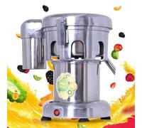 Commercial Centrifugal Juice Extractor, Stainless Steel Professional Drink Mixer for Home, Automatic Fruit Squeezer Machine, Countertop Juicer