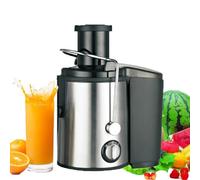 Commercial Centrifugal Juicer Machines, 2 Speed Setting Juice Residue Separation with Extra Large 65Mm Feed Chute, Stainless Steel Fruit Vegetable Extractor for Fruit Shop, Home
