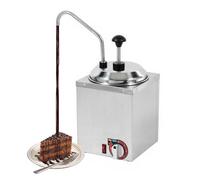 Commercial Cheese Dispenser, 1600W Electric Sauce Melting Machine with Pump, Temp Adjustable, Nacho Cheese Dispenser, Jam Heat Preservation Machine for Hot Fudge Cheese Caramel(Single)
