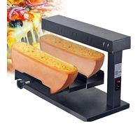 Commercial Cheese Melter Raclette Electric Wheel 650W Countertop Melting Warmer 608°F Rapid Heating Restaurant Server Heater