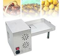 Commercial Chestnut Peeling Machine, Automatic Shell Opener with Adjustable Cutting for Various Sizes, Electric Chestnut Sheller
