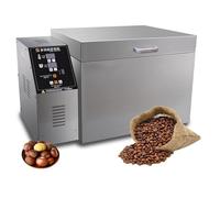 Commercial Chestnut Roasting Machine, Coffee Roaster Machine Industrial, Coffee Bean Roaster, Electric Nut Roaster, Uniform Roasting, Quickly Heating Type20