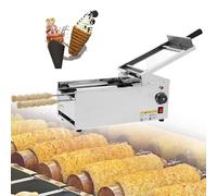 Commercial Chimney Cake Oven + 2 Baking Rollers, 1500W Chimney Cake Roller Electric Toaster Machine, Temperature Range (50°C~300°C), for Restaurant Home Kitchen