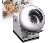 Commercial Chocolate Panning Machine for Sugar Coating, Electric Candy Polisher, Automatic Nut and Peanut Coater for Efficient Tablet Production