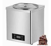 Commercial Chocolate Tempering Machine, 3L/7L Electric Chocolate Melter Warmer with LCD Display, 30-100°C Stainless Steel Bain Marie Food Warmer 3L