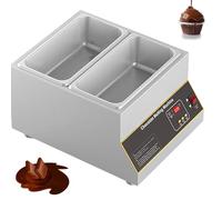 Commercial Chocolate Tempering Machine, Chocolate Melting Pot, 0-185℉ Adjustable, 12kg/26.5lbs Electric Auto Chocolate Heater Liquid Warmer for Melting Chocolate, for Catering Restaurant