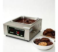 Commercial Chocolate Tempering Machine Stainless Steel Chocolate Warmer | Candy melting pot, Chocolate Melting Machine, electric chocolate fondue pot set, Temp Control 32~203℉(Melting pot)