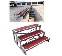 Commercial Choir Risers Step, Multi-Level Tiered Seating for Group Shots and Speaking