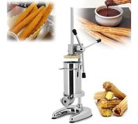 Commercial Churro Machine Hand Crank Stainless Steel Professional Churro Maker Home Vertical Type Manual Spanish Donuts Churros Fill Machine Apply for Restaurants