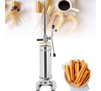 Commercial Churro Maker, Stainless Steel Manual Donut & Jam Filling Equipment for Bakeries, Dessert Shops, Home Use