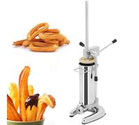 Commercial Churros Maker Machine, Stainless Steel Heavy Duty with 5 Nozzles for Latin Fruit and Spanish Donuts