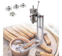 Commercial Churros Maker with Donut and Jam Filling, Stainless Steel, Ideal for Dessert Shops, Bakeries, and Home Kitchens