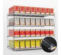 Commercial Cigarette Display Holder- Clear Automatic Pushers,Wall Mounted/Countertop Showcases Display Rack for Convenience Retails Stores Shops Vapes Display Cabinet (Color : Clear, Size :