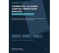 Commercial Cleaning Company Operations Manager: Multi-Site Edition • 6-Month Operations Workbook
