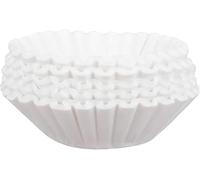 Commercial Coffee Filters 12 Cup Extra Large (300ct) - 9.75" Diameter Unbleached Filters for Bunn Style Machines, Flat Bottom Design Prevents Overflow - Bulk Cold Brew & Restaurant