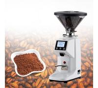 Commercial Coffee Grinder - 60mm Flat Burrs, 19 Grind Settings, Digital Timer, 250W Motor for Espresso to French Press, 1500ml Capacity