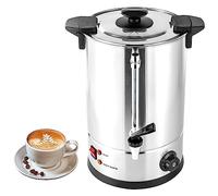 Commercial Coffee Percolator Stainless Steel Urn - Quick Brewing Hot Beverage Dispenser for Home Party, Office, Hotel - Keep Warm Hot Water Maker