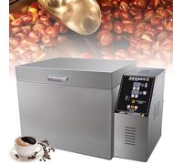 Commercial Coffee Roaster Electric Bean Roaster with Timer and Controllable Thermostat, Stainless Steel, 2000G Capacity for Nuts and Peanuts