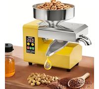 Commercial Cold Press Oil Machine, 1500W High Torque for Efficient Extraction of Olive, Peanut, Coconut, and More