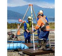 Commercial Confined Space Fall Protect Kit - 1800LBS Winch Tr Lifting & Equint for Wells Manholes & Fire Emerncies - 1200/1600/1800 lbs Capaci