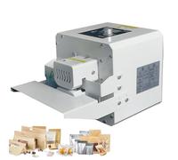 Commercial Continuous Sealing Machine - Automatic Heat Sealer for Plastic & Aluminum Foil Bags, 5m/min Speed, 50-200℃ Temperature Control