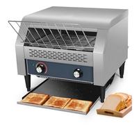 Commercial Conveyor Toaster, Heavy-Duty Stainless Steel Rotating Toaster Oven for Restaurant, Bun, Bagel - 1800 Slices/Hour