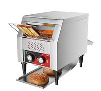 Commercial Conveyor Toaster, Stainless Steel Rotary Toasting Machine for Cafes, Hotels, and Restaurants, 150 Slice Capacity