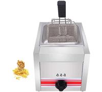 Commercial Countertop Gas Fryer With Basket All Clad For Commercial Restaurant Fast Food Restaurant Outdoor Gas Deep Fryer(Singlecylinder10l)