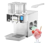 Commercial Countertop Ice Maker, 120Kg/24H Output, Ideal for Parties, Bars, and Restaurants