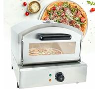 Commercial Countertop Pizza Stove, Single-Layer, 30cm, Stainless Steel, With Temperature Detector And Viewfinder, 220V